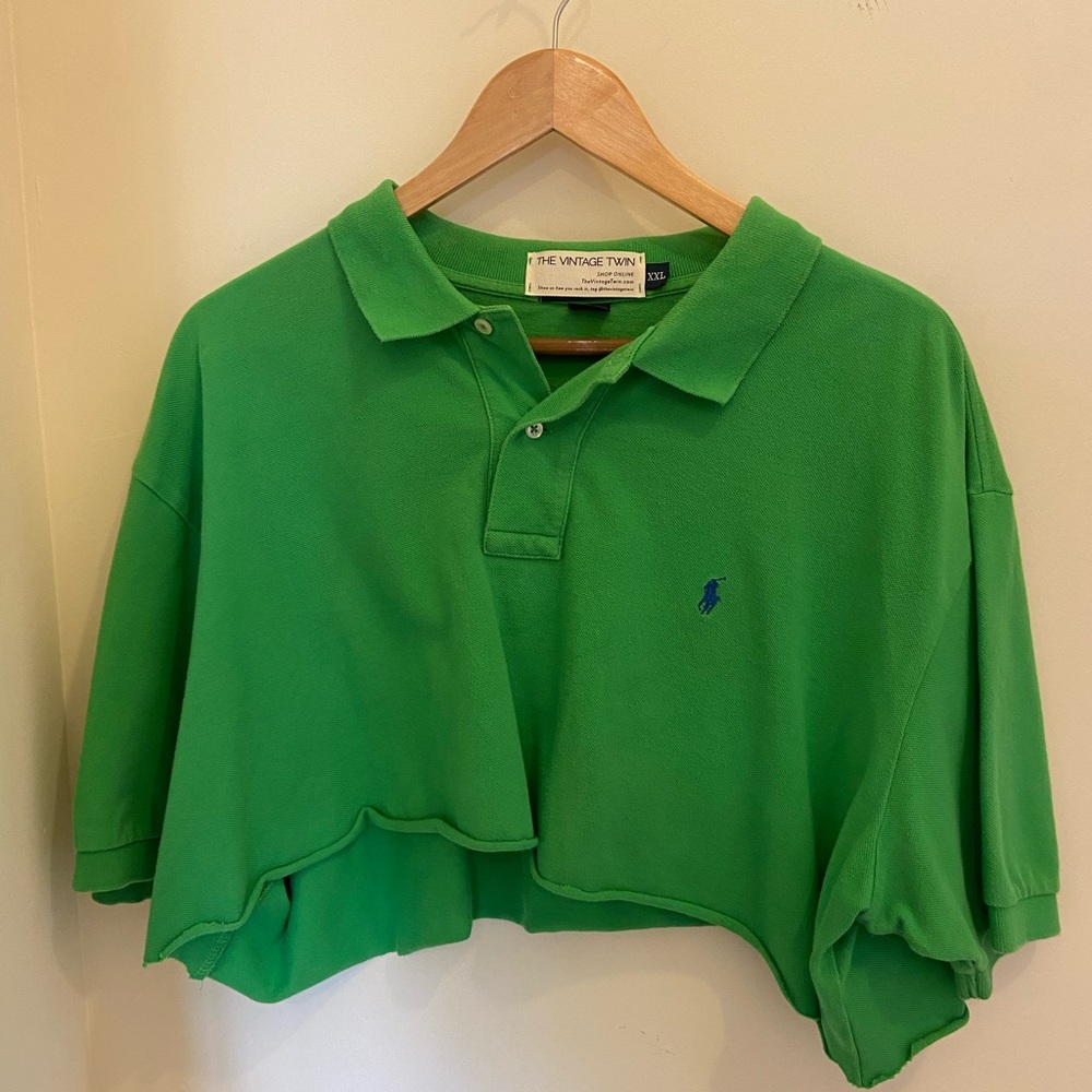 The Vintage Twin Cropped Polo